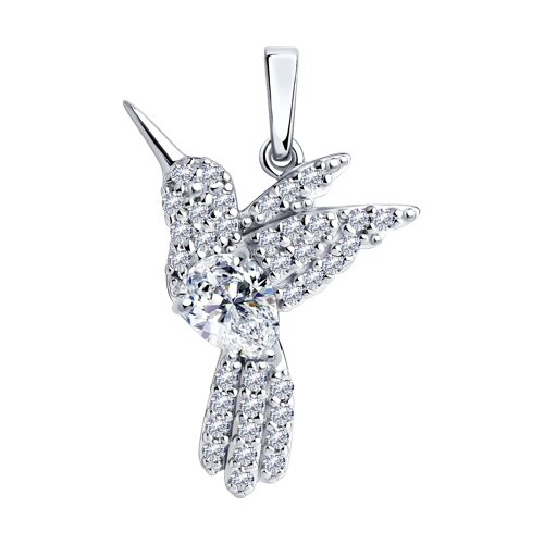 Подвеска Diamant - Серебро 925, Фианит (арт. 94-130-00672-2)