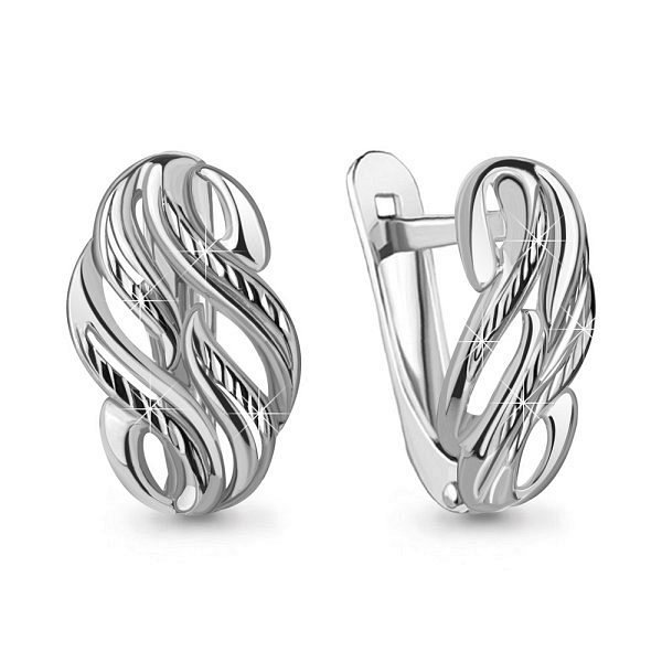 Серьги Аквамарин - Серебро 925 (арт. 31631.5)