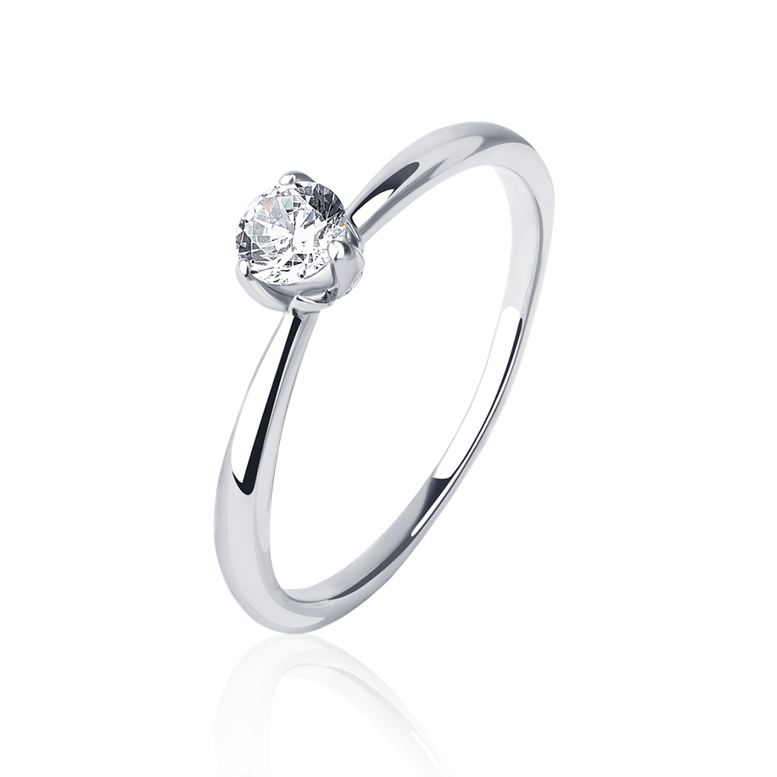 Кольцо Platinum Lab. - Платина 950, Бриллиант (арт. ПК-054-01)