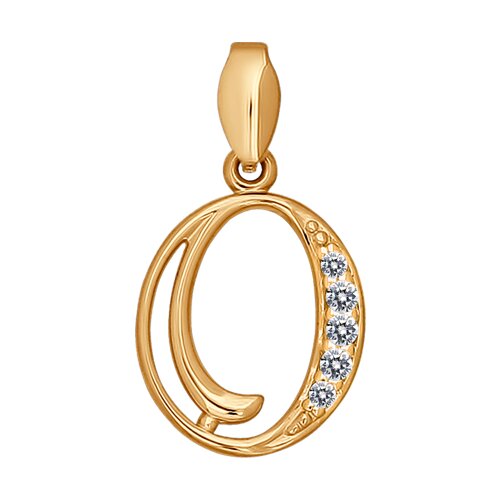 Подвеска SOKOLOV - Серебро 925, Фианит (арт. 93030523)