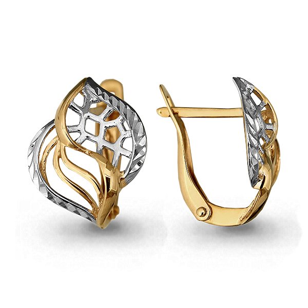 Серьги Аквамарин - Золото 585 (арт. 33024.1)