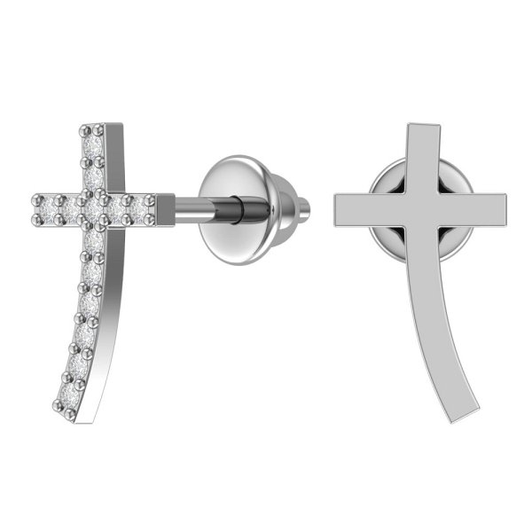 Серьги POKROVSKY - Серебро 925, Фианит (арт. 6001137-00775)