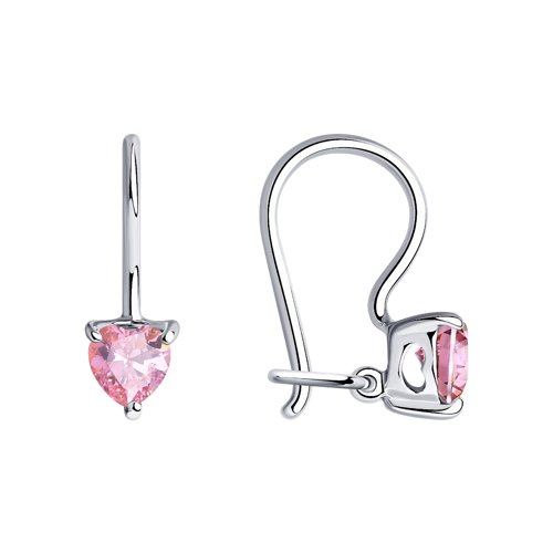 Серьги SOKOLOV - Серебро 925, Фианит (арт. 94020587)