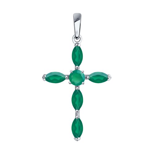 Подвеска SOKOLOV - Серебро 925, Агат (арт. 92030691)