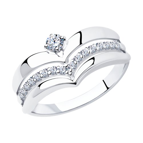 Кольцо SOKOLOV - Серебро 925, Фианит (арт. 94011839)