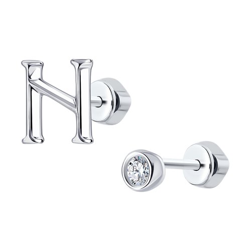 Серьги SOKOLOV - Серебро 925, Фианит (арт. 94024375)