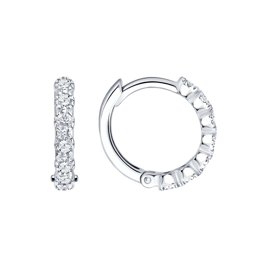 Серьги SOKOLOV - Серебро 925, Фианит (арт. 94025858)