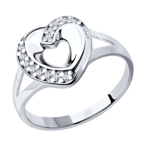 Кольцо SOKOLOV - Серебро 925, Фианит (арт. 94013597)