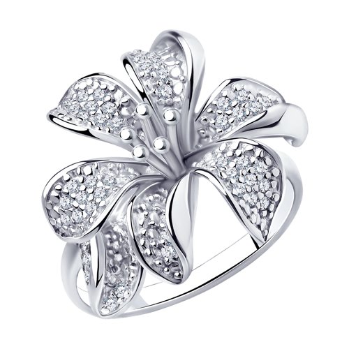 Кольцо SOKOLOV - Серебро 925, Фианит (арт. 94010675)