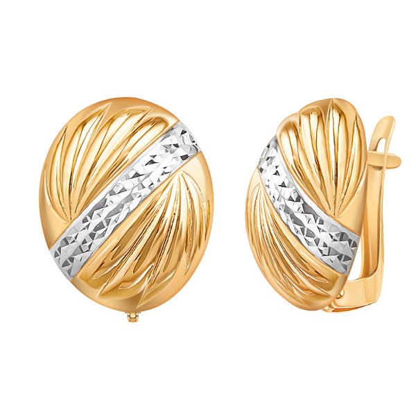 Серьги Атолл - Золото 585 (арт. 20919а)