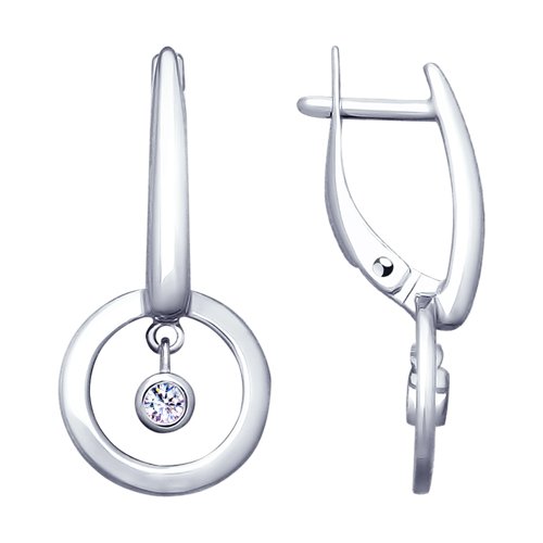 Серьги SOKOLOV - Серебро 925, Фианит (арт. 94022964)