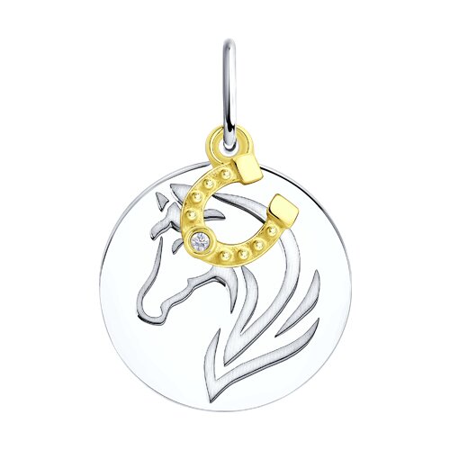 Подвеска Diamant - Серебро 925, Фианит (арт. 94-130-00133-1)