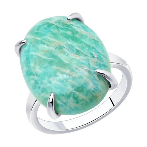 Кольцо SOKOLOV - Серебро 925, Амазонит (арт. 83010088)