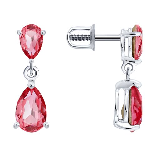 Серьги Diamant - Серебро 925, Кристалл (арт. 94-122-00210-1)