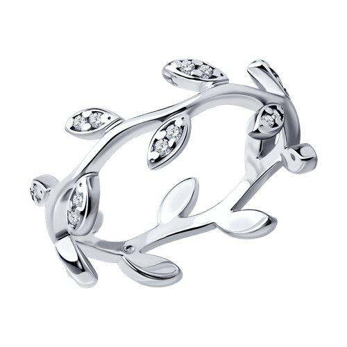 Кольцо SOKOLOV - Серебро 925, Фианит (арт. 94013750)