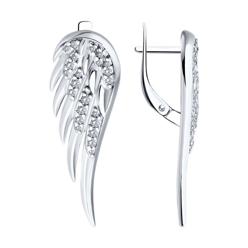 Серьги SOKOLOV - Серебро 925, Фианит (арт. 94026612)