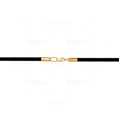 Колье SOKOLOV - Золото 585, Кожа (арт. 080059)
