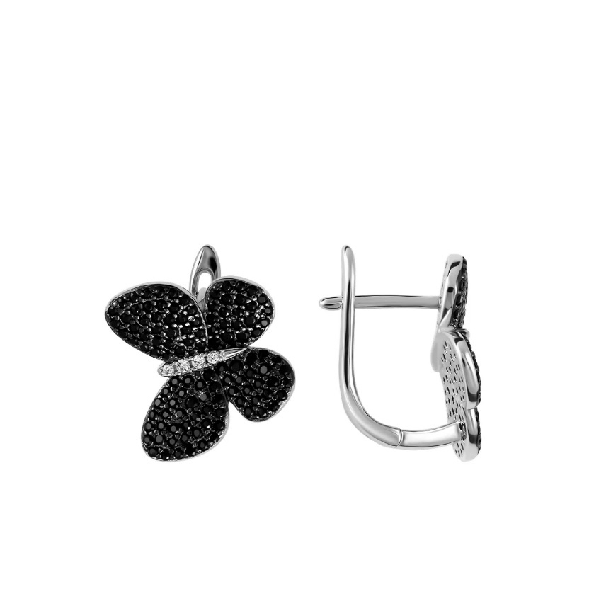 Серьги Мастер Клио - Серебро 925, Фианит (арт. 20С157336)