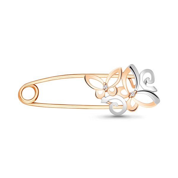 Булавка Аквамарин - Серебро 925 (арт. 72581.6)