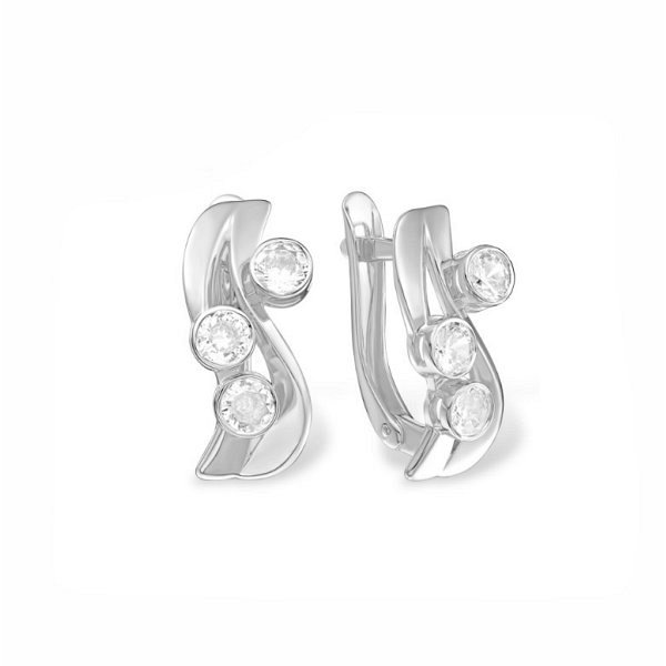 Серьги EFREMOV - Серебро 925, Фианит (арт. 12100112675-501)