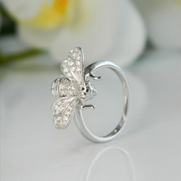 Кольцо Галатея - Серебро 925, Фианит (арт. 2940.1)