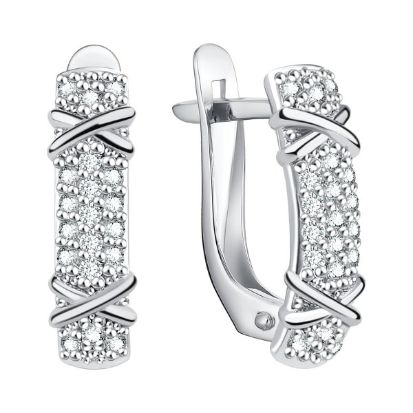 Серьги Talant - Серебро 925, Фианит (арт. 10-72-0001-15385)