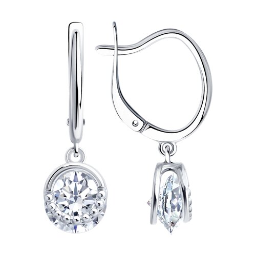 Серьги Diamant - Серебро 925, Фианит (арт. 94-121-00094-1)