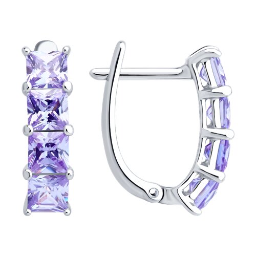 Серьги SOKOLOV - Серебро 925, Фианит (арт. 94027061)