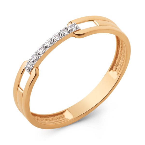 Кольцо ЮФ Династия - Золото 375, Фианит (арт. 027471-5102)