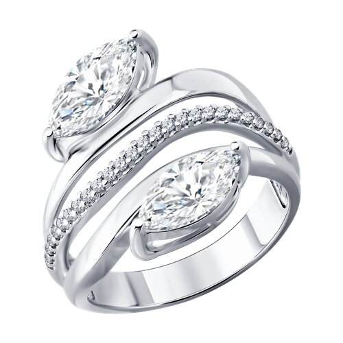 Кольцо SOKOLOV - Серебро 925, Фианит (арт. 94015036)