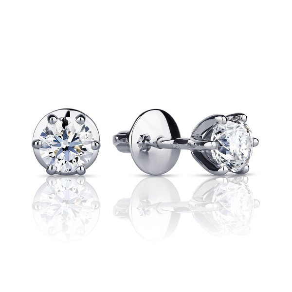 Серьги Platinum Lab. - Платина 950 (арт. ПС-088-037)