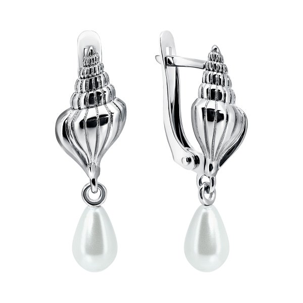 Серьги Talant - Серебро 925, Жемчуг имитация (арт. 14-72-0010-17151)