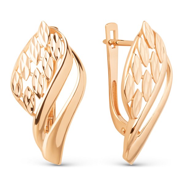 Серьги ЮФ Династия - Золото 375 (арт. 024852-5010)