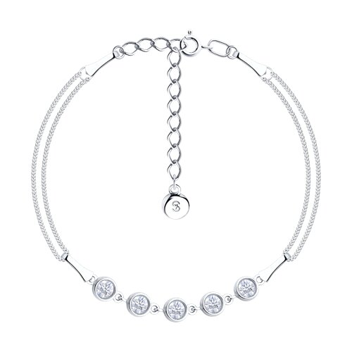 Браслет SOKOLOV - Серебро 925, Фианит (арт. 94050303)