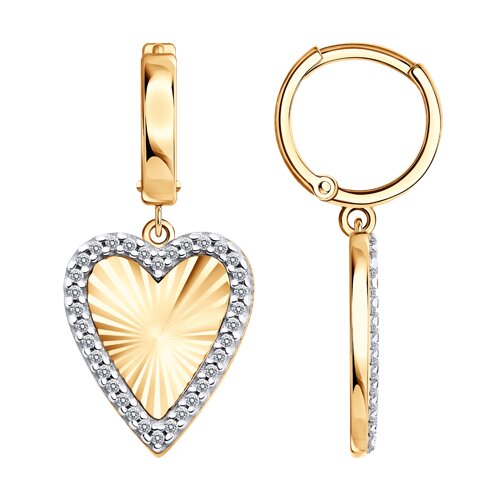 Серьги SOKOLOV - Серебро 925, Фианит (арт. 93022566)