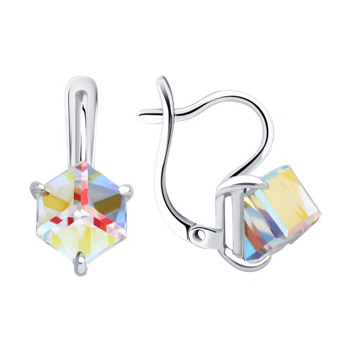 Серьги Diamant - Серебро 925, Swarovski (арт. 94-120-02383-4)