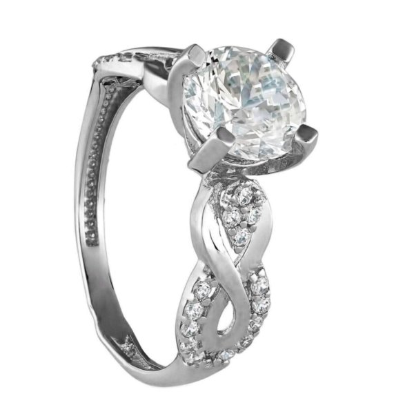 Кольцо Галатея - Серебро 925, Фианит (арт. 2244.1)