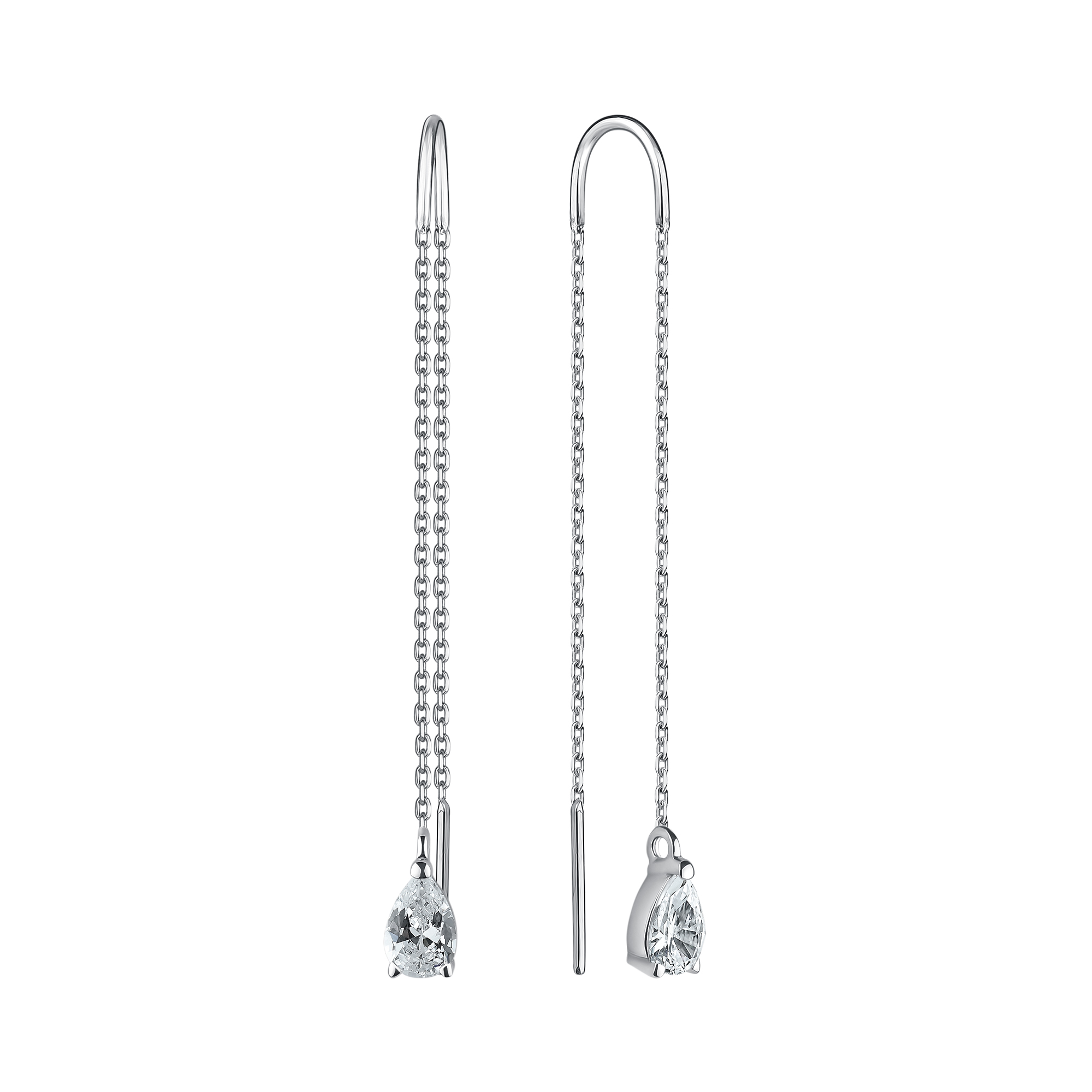 Серьги Talant - Серебро 925, Фианит (арт. 15-72-0001-17556)