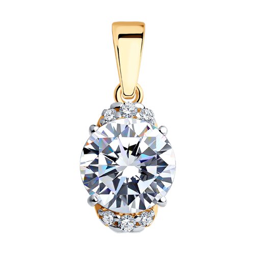 Подвеска SOKOLOV - Серебро 925, Фианит (арт. 93030556)