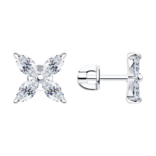 Серьги SOKOLOV - Серебро 925, Фианит (арт. 94024819)