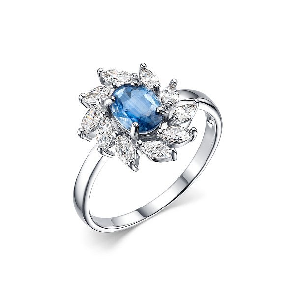 Кольцо Дар - Серебро 925, Кианит, Фианит (арт. К-3766рс411000)