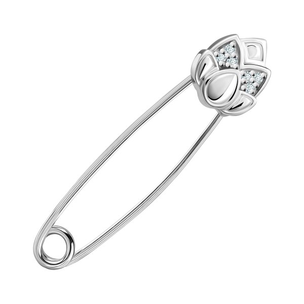 Булавка Talant - Серебро 925, Фианит (арт. 61-72-0001-12175)