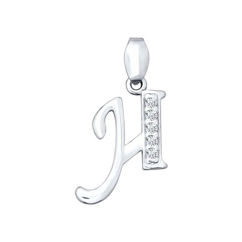 Подвеска SOKOLOV - Серебро 925, Фианит (арт. 94030453)