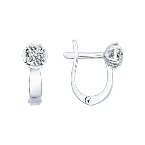 Серьги SOKOLOV - Серебро 925, Фианит (арт. 94025664)