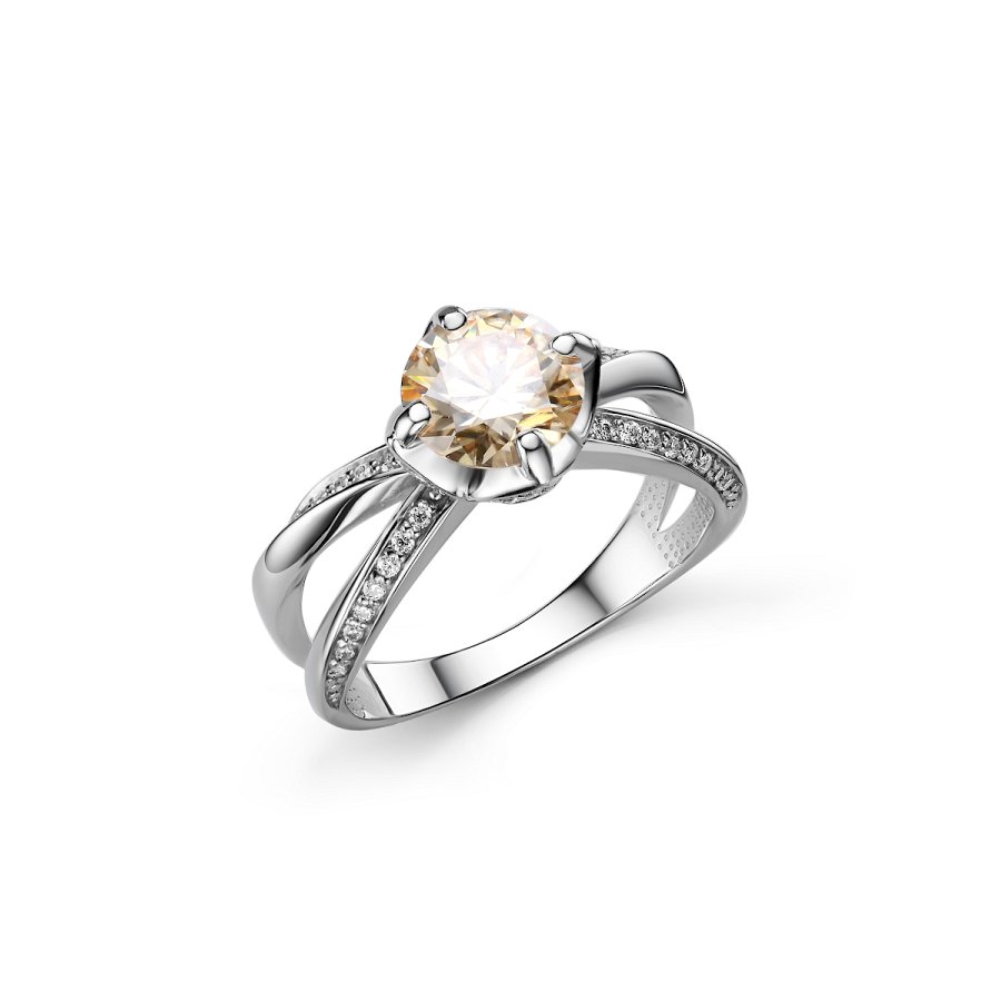 Кольцо Дар - Серебро 925, Синтетический муассанит, Фианит (арт. К-5162рс162000)