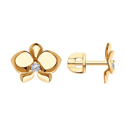 Серьги Diamant - Серебро 925, Фианит (арт. 93-122-01968-2)