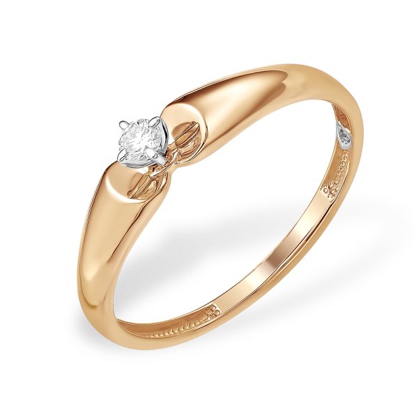 Кольцо ООО "Новый Бриллиант" - Золото 585, Бриллиант (арт. 173100223)