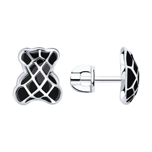 Серьги SOKOLOV - Серебро 925, Эмаль (арт. 94026010)