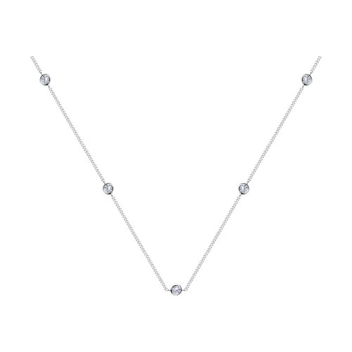 Колье SOKOLOV - Серебро 925, Фианит (арт. 94070543)