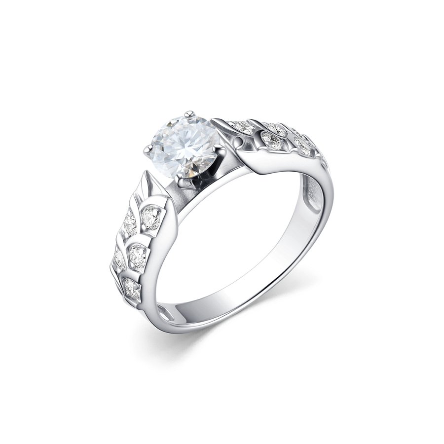 Кольцо Дар - Серебро 925, Синтетический муассанит, Фианит (арт. К-5143рс1612800)